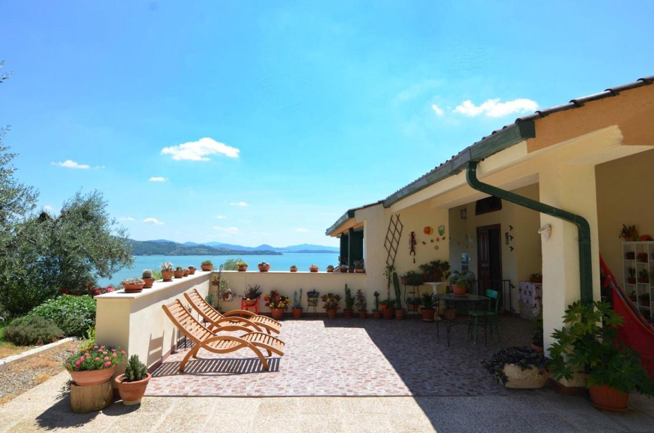B&B Torre Del Lago Trasimeno 特拉西梅诺湖畔帕西尼亚诺 外观 照片